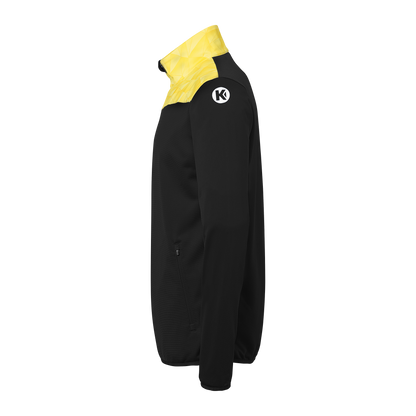 KEMPA Athletics 29 Poly Jacke (schwarz/limonengelb)