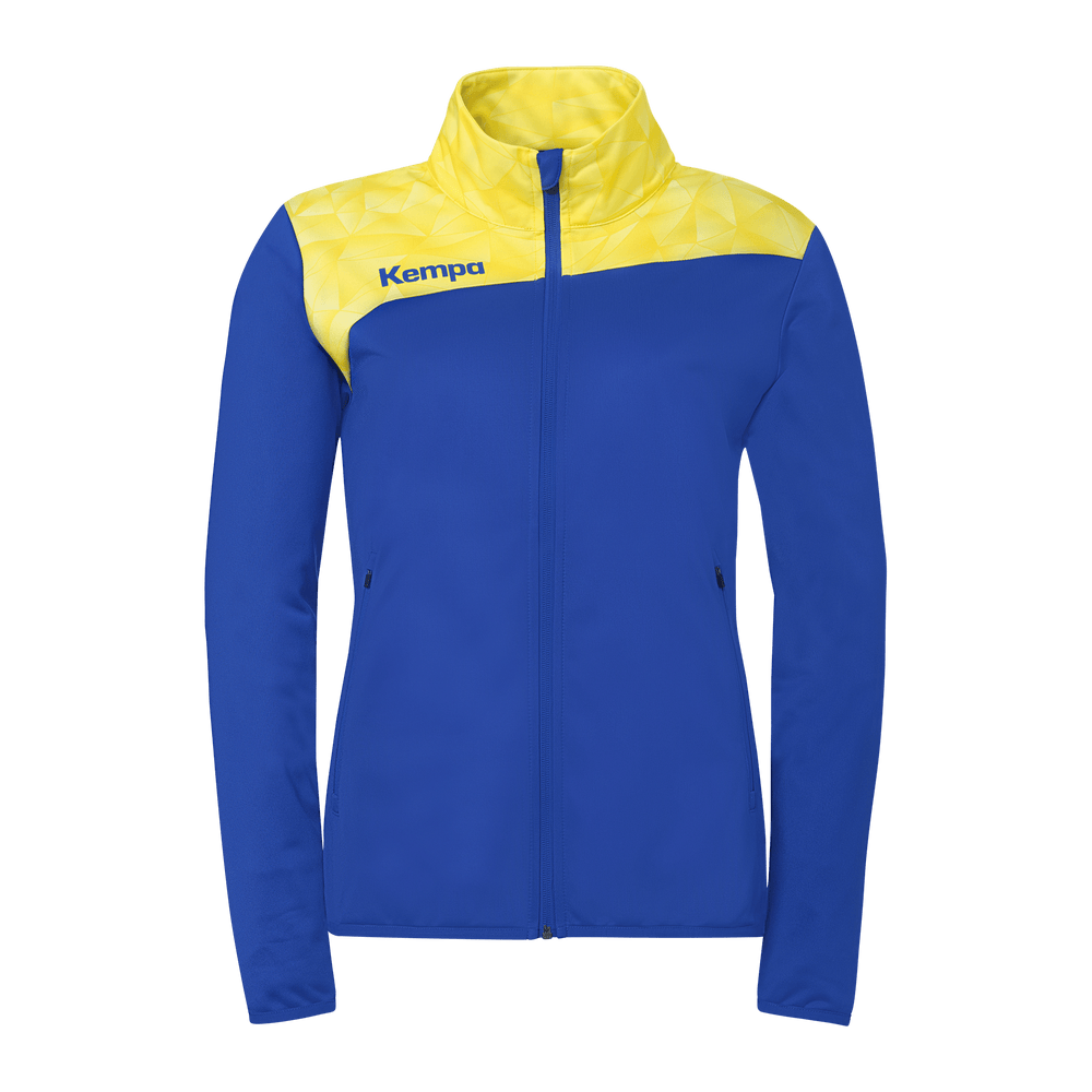 KEMPA Athletics 29 Poly Jacke Damen (royal/limonengelb)