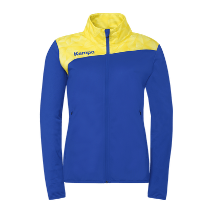 KEMPA Athletics 29 Poly Jacke Damen (royal/limonengelb)