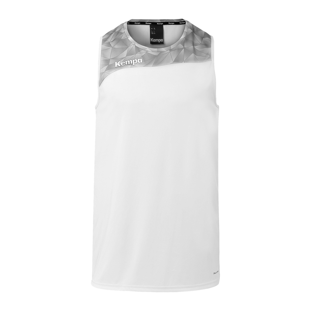 KEMPA Athletics 29 Tank Top (weiß/steingrau)