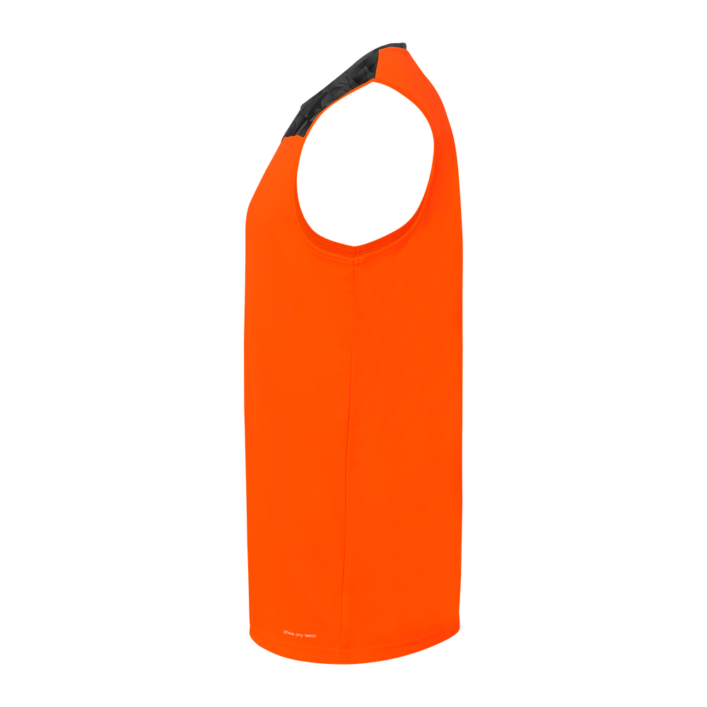 KEMPA Athletics 29 Tank Top Kind (fluo orange/schwarz)