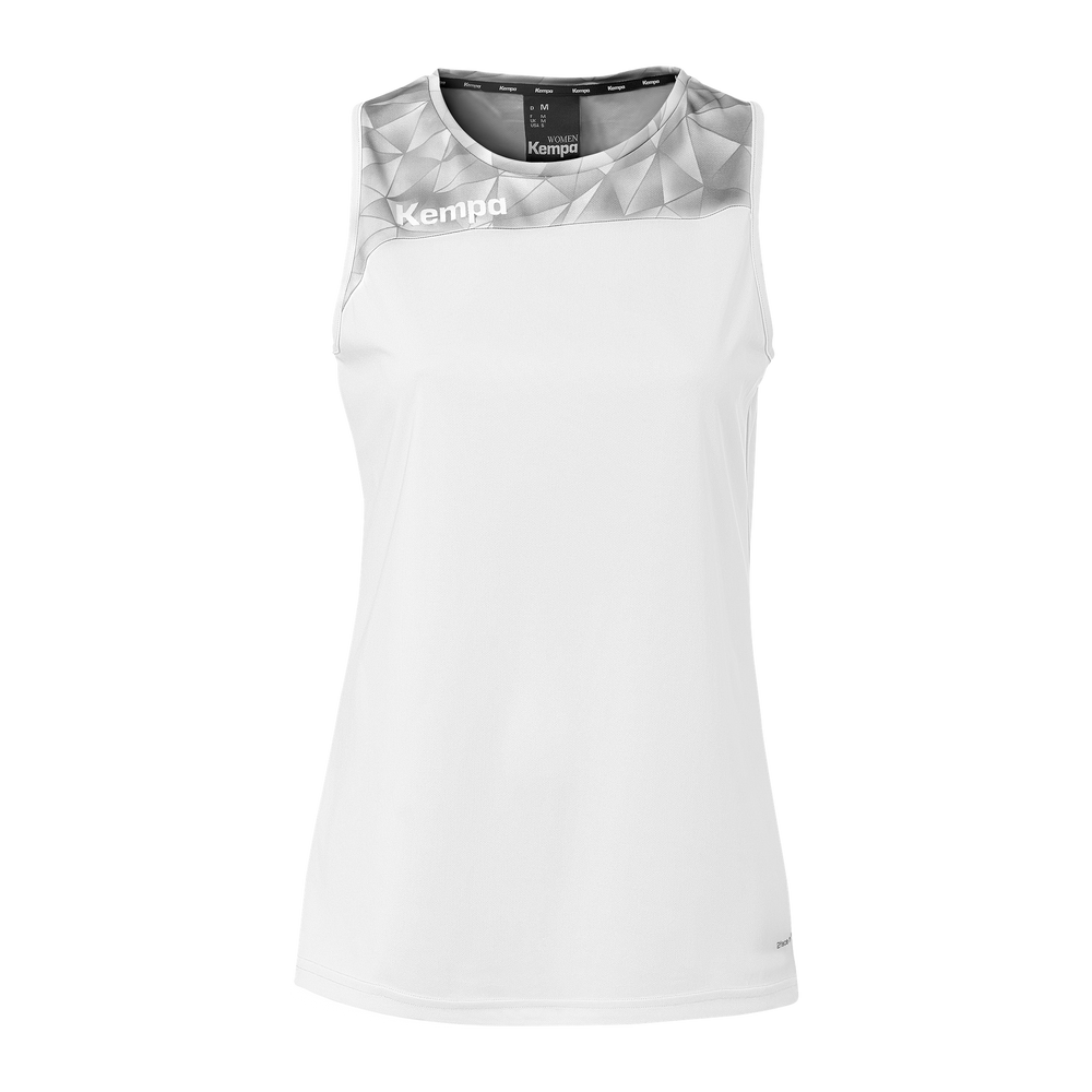 KEMPA Athletics 29 Tank Top Damen (weiß/steingrau)