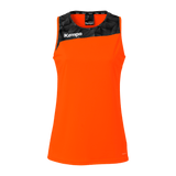 KEMPA Athletics 29 Tank Top Damen (fluo orange/schwarz)