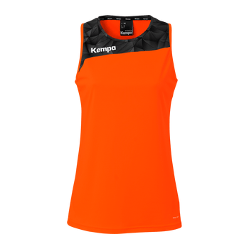 KEMPA Athletics 29 Tank Top Damen (fluo orange/schwarz)