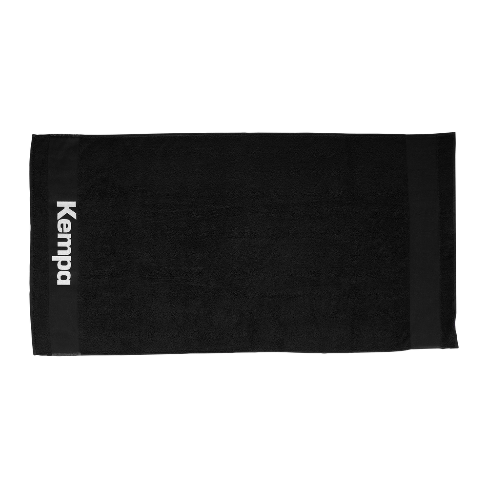 KEMPA Handtuch groß (schwarz/weiß)