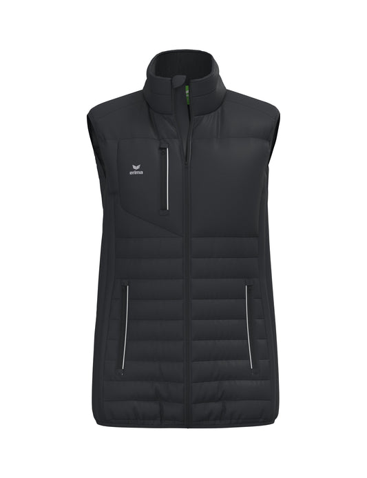 ERIMA CMPT Puffer Vest Damen Schwarz