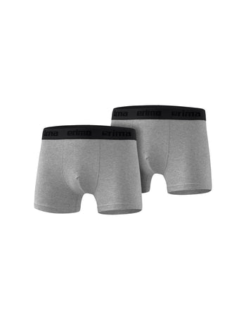 ERIMA 2-Pack Boxershorts Unisex Grau