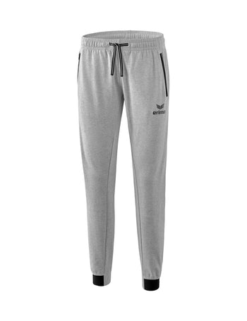 ERIMA Essential Sweathose Damen (hellgrau melange/schwarz)