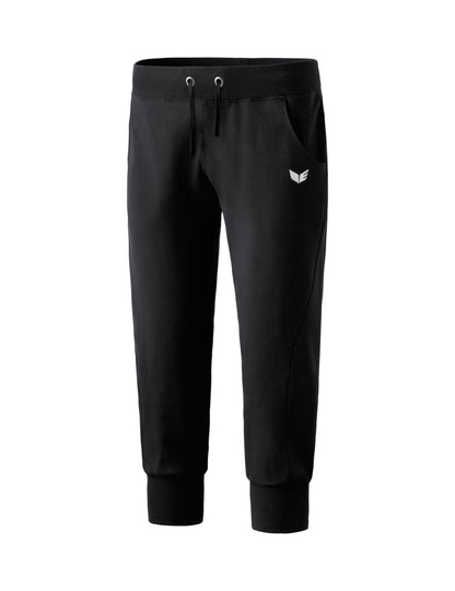 ERIMA 3/4 Sweathose mit Bündchen Damen Schwarz