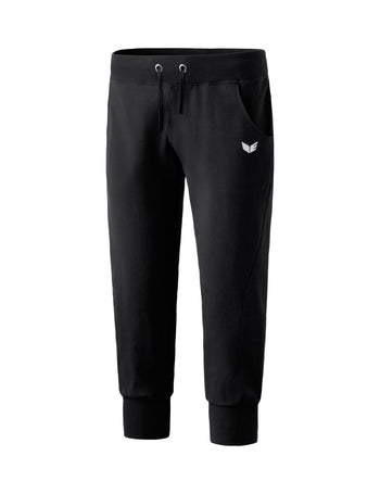 ERIMA 3/4 Sweathose mit Bündchen Damen Schwarz