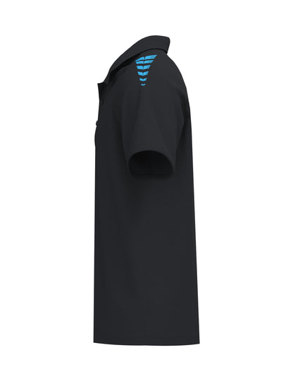 ERIMA CMPT Wings Poloshirt (schwarz/curacao)