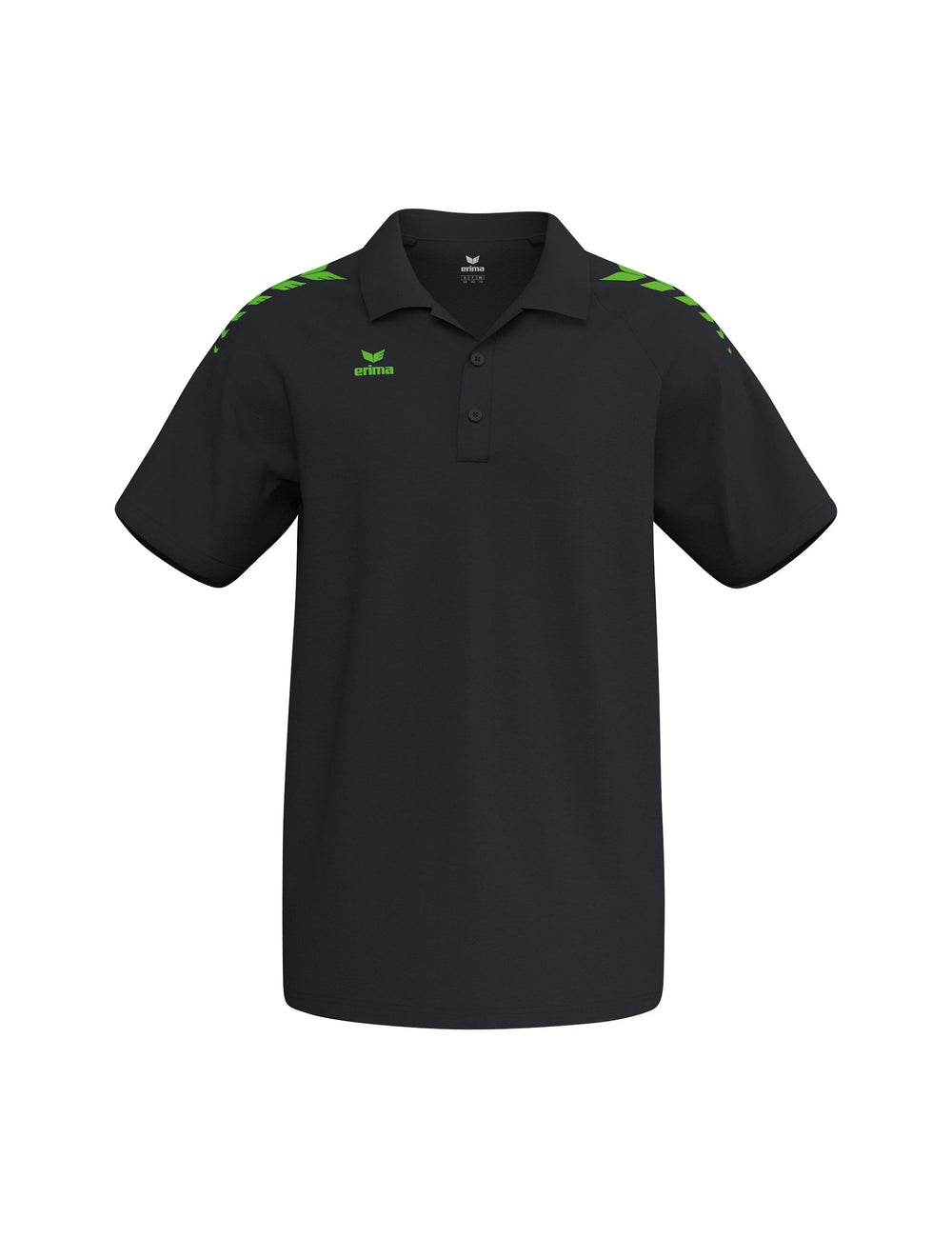 ERIMA CMPT Wings Poloshirt (schwarz/green gecko)