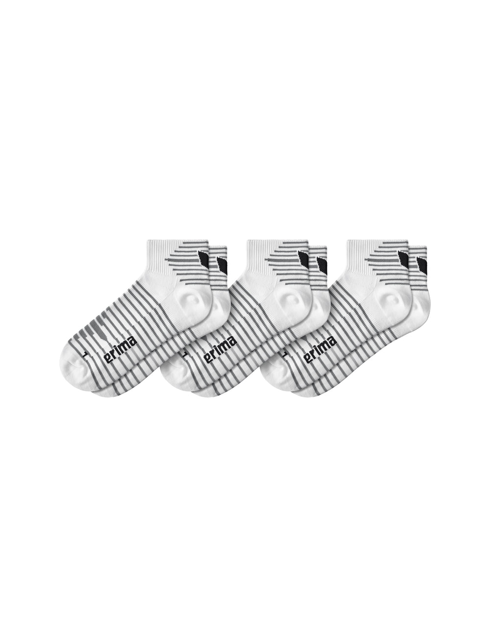 ERIMA 3-Pack Kurzsocken Unisex Weiß