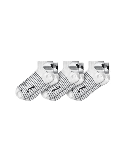 ERIMA 3-Pack Kurzsocken Unisex Weiß