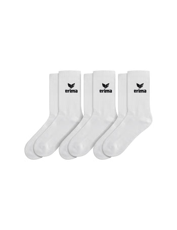 ERIMA Sport Socks 3pack Unisex Weiß