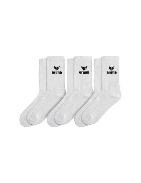 ERIMA Sport Socks 3pack Unisex Weiß