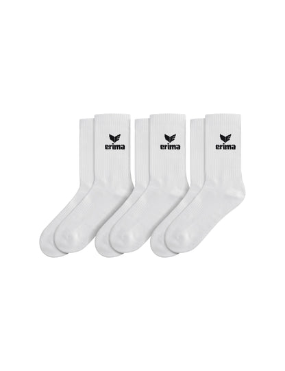 ERIMA Sport Socks 3pack Unisex Weiß
