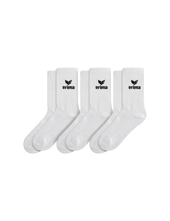 ERIMA Sport Socks 3pack Unisex Weiß