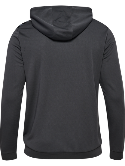 Hummel Hoodie Zip Authentic Poly  Herren Grau