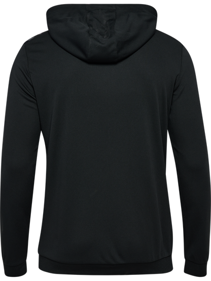 Hummel Hoodie Zip Authentic Poly Herren Schwarz