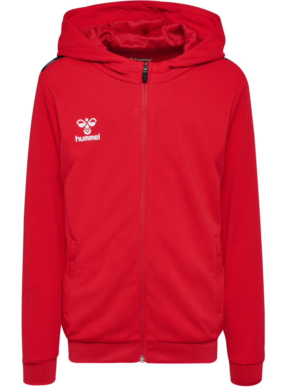 HUMMEL Authentic Pl Zip Hoodie Unisex Kind Rot