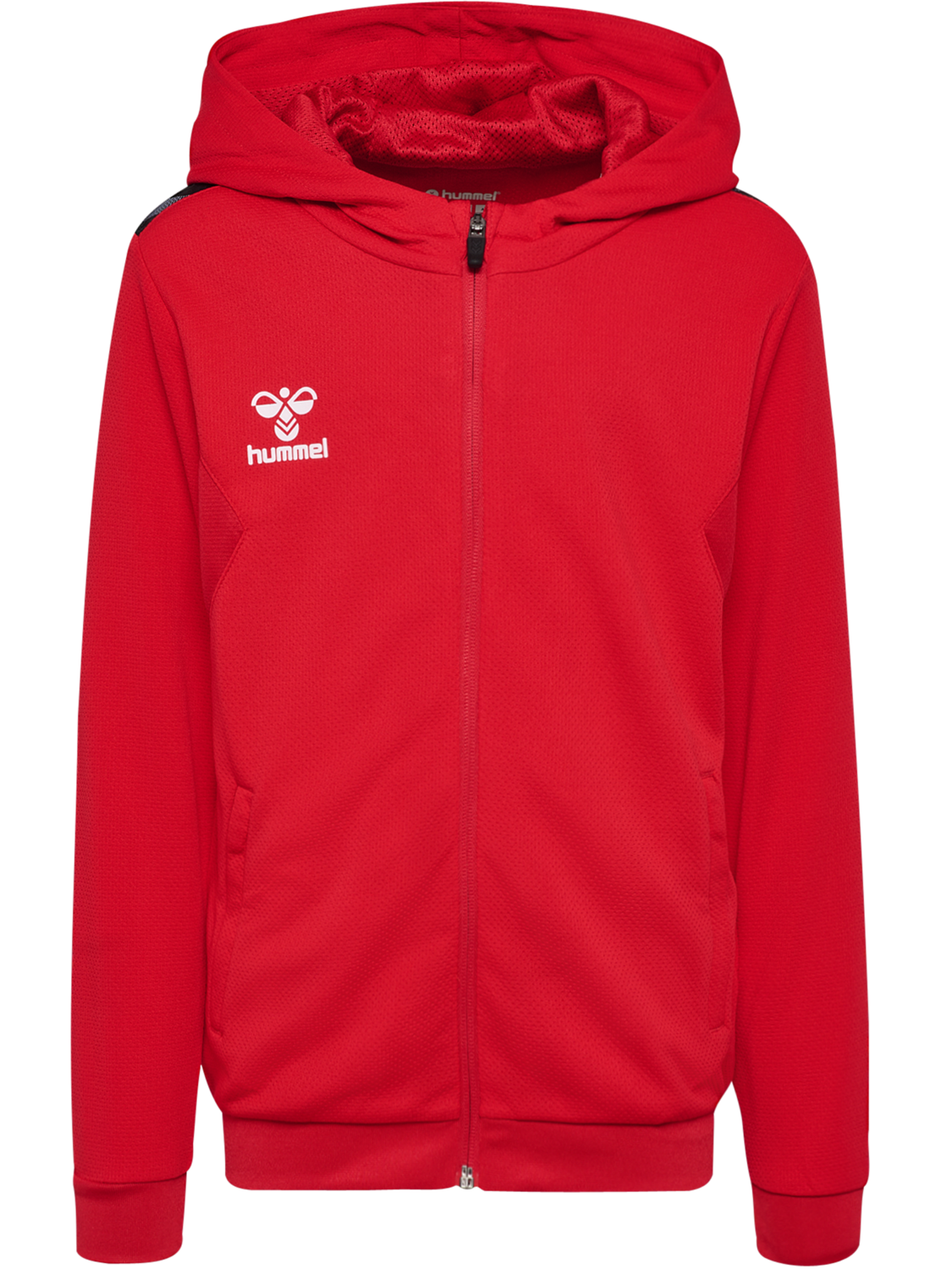 HUMMEL Authentic Pl Zip Hoodie Unisex Kind Rot