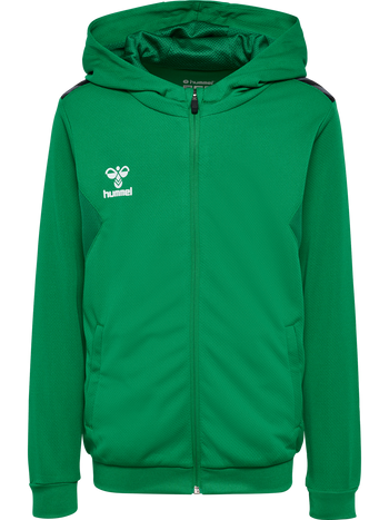 HUMMEL Authentic Pl Zip Hoodie Unisex Kind Grün