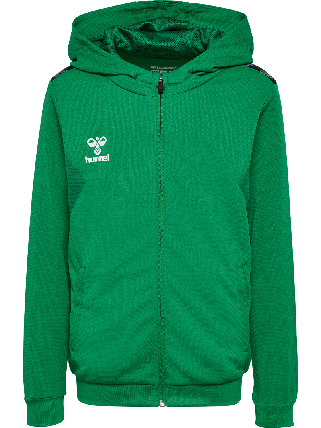 HUMMEL Authentic Pl Zip Hoodie Unisex Kind Grün