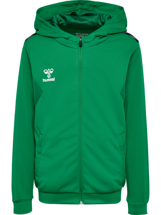 HUMMEL Authentic Pl Zip Hoodie Unisex Kind Grün