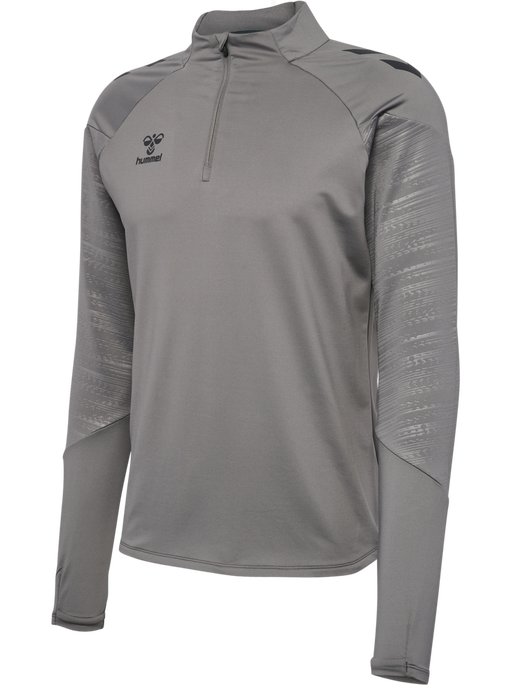 Hummel HALF ZIP Training PRO Herren Grau