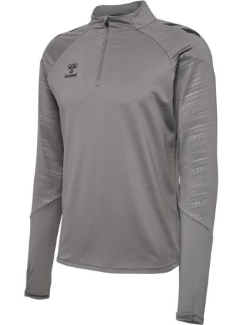Hummel HALF ZIP Training PRO Herren Grau