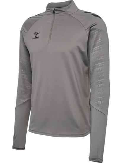 Hummel HALF ZIP Training PRO Herren Grau