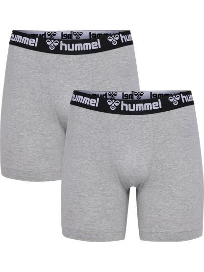 HUMMEL Boxers 2-Pack Herren Grau