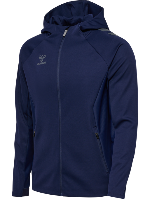 Hummel Zip Hoodie Cima Herren Blau