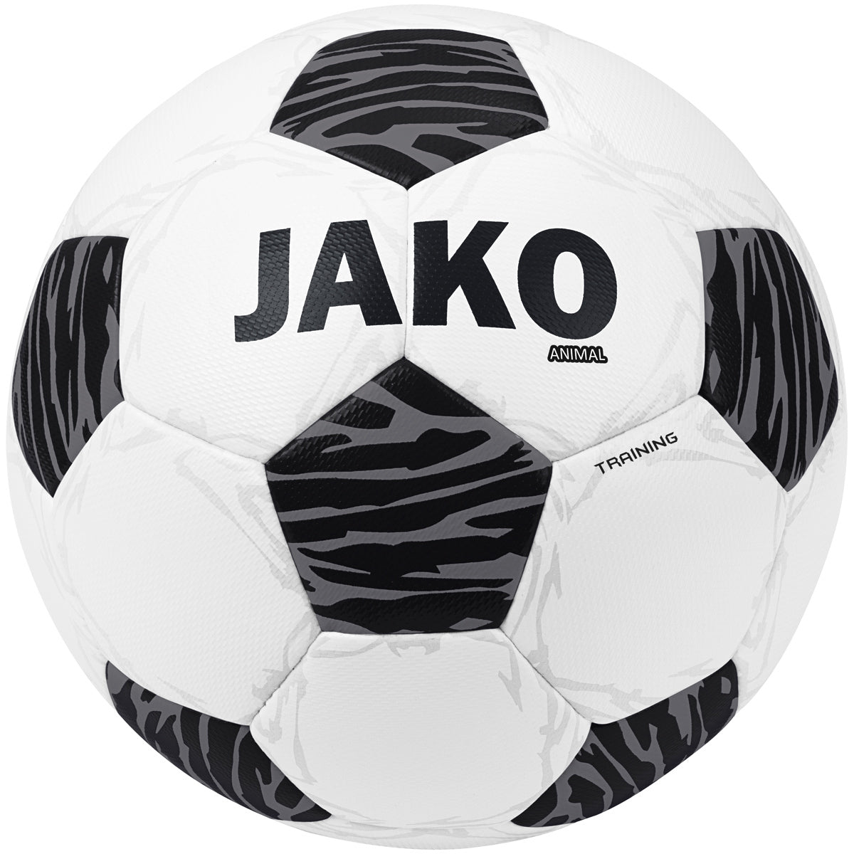 JAKO Trainingsball Animal (weiß/schwarz/steingrau)