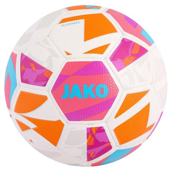 JAKO Lightball Iconic (weiß/coral/pink, 350g)