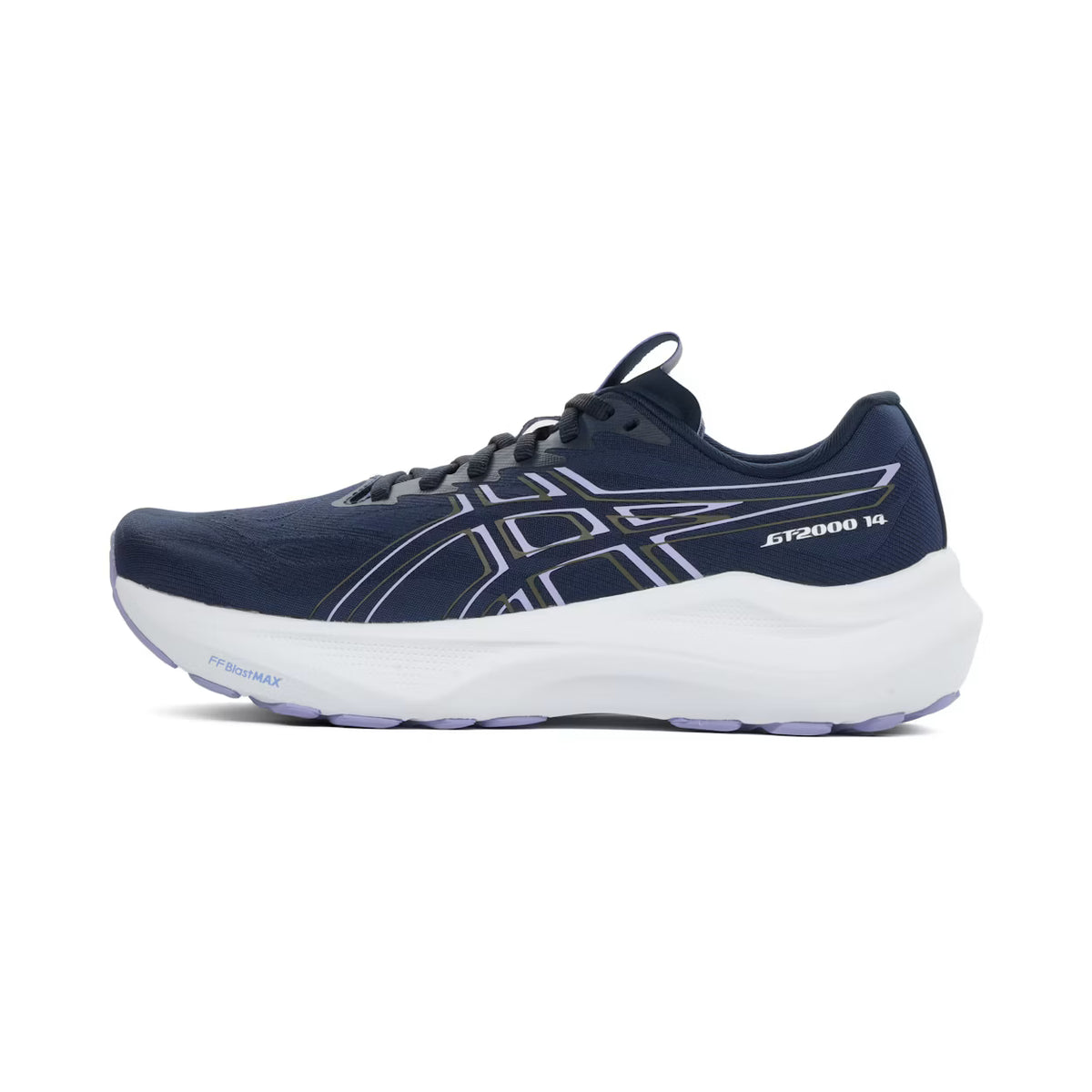 ASICS Laufschuhe GT-2000 14 Damen Blau + Gratis-Laufsocken