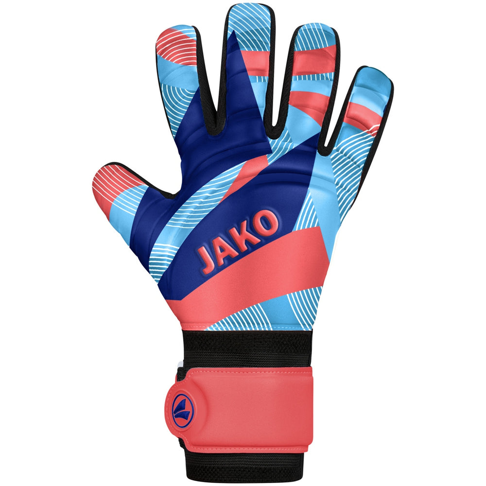 JAKO TW-Handschuh River Basic Junior RC (coral/skyblue/navy)