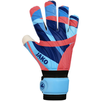 JAKO TW-Handschuh River Supersoft RC (skyblue/coral/navy)