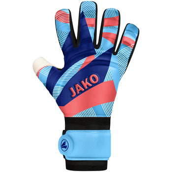 JAKO TW-Handschuh River Supersoft NC (skyblue/coral/navy)