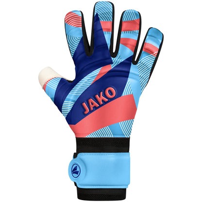 JAKO TW-Handschuh River Supersoft NC (skyblue/coral/navy)