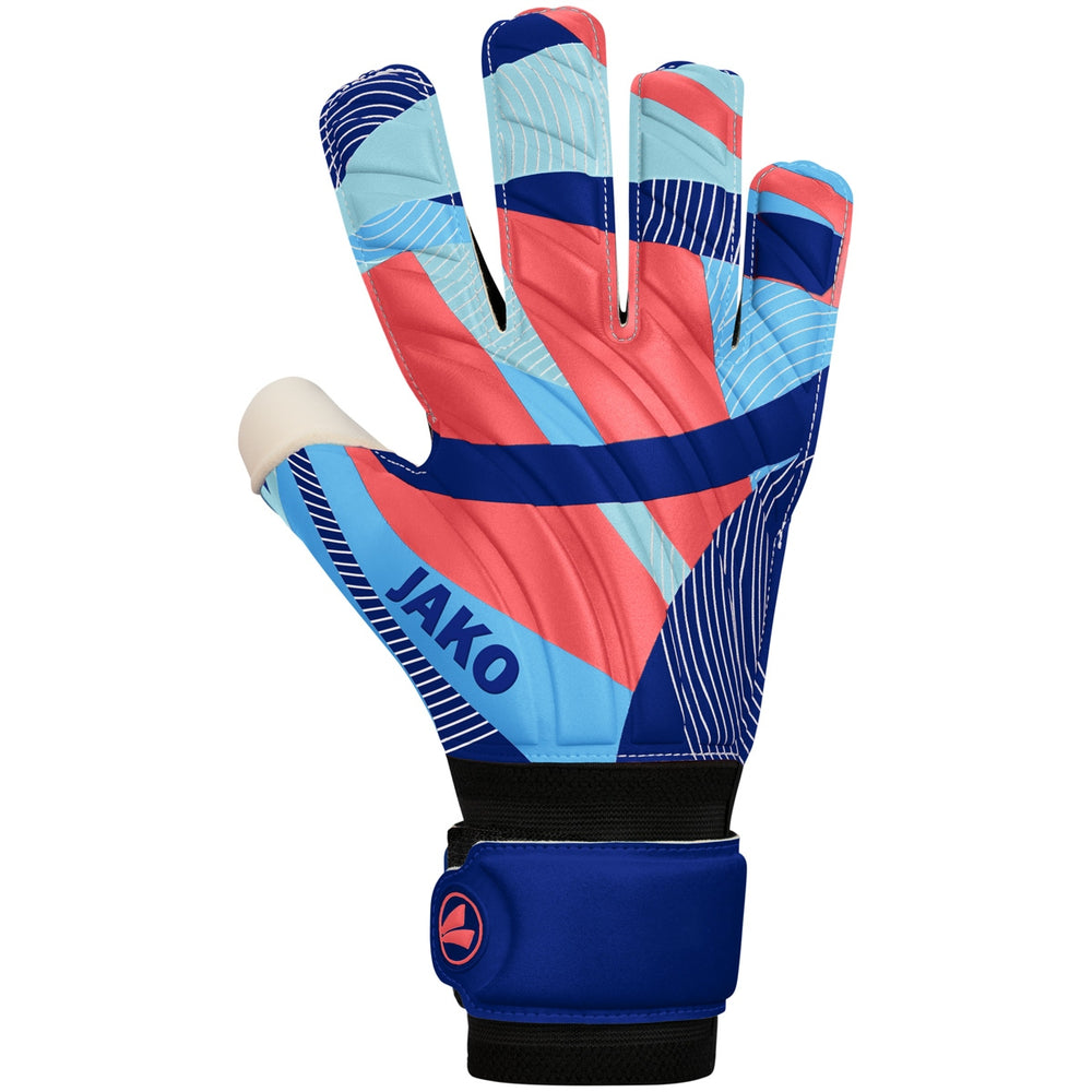 JAKO TW-Handschuh River Basic RC (navy/skyblue/coral)