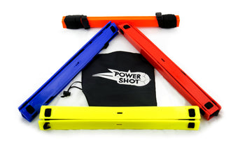 Powershot Kreuz-Koordinationsleiter - flach 4x2m