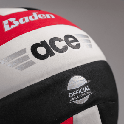 BADEN ACE Volleyball (weiß/rot/schwarz)