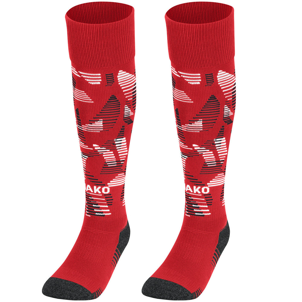 JAKO Stutzenstrumpf Sonic (rot/schwarz/weiß)