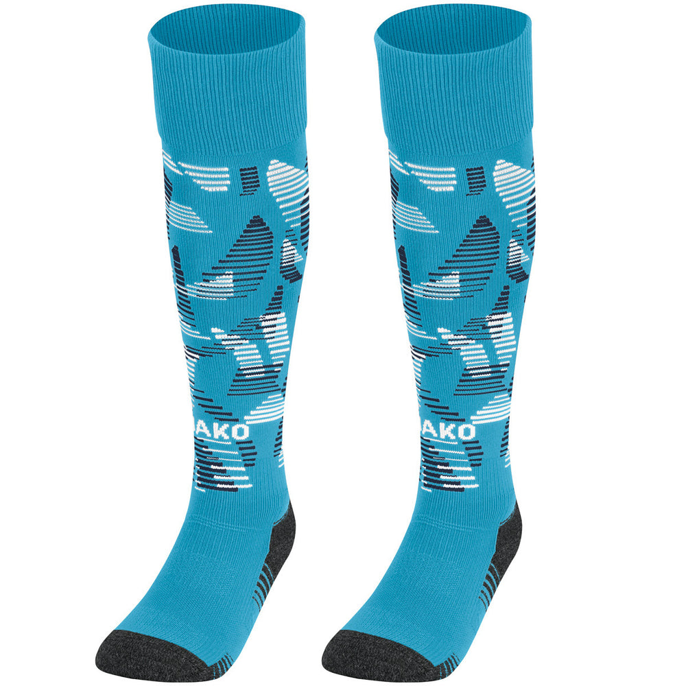 JAKO Stutzenstrumpf Sonic (aqua/marine/weiß)