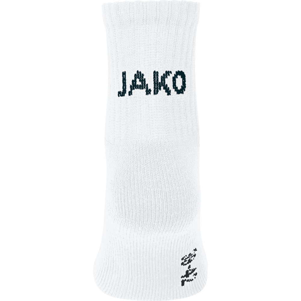 JAKO Sportsocken kurz 3er Pack (weiß)