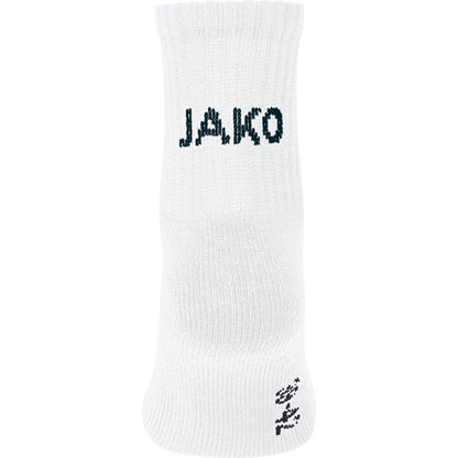 JAKO Sportsocken kurz 3er Pack (weiß)
