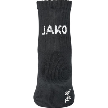 JAKO Sportsocken kurz 3er Pack (schwarz)