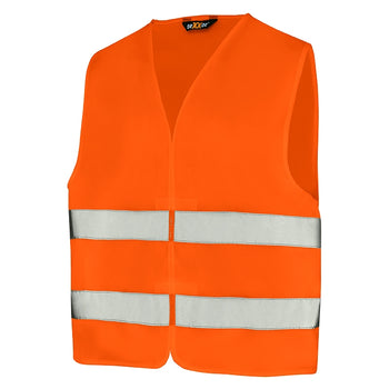 MAX Warnschutz-Weste WINNIPEG, EN ISO 20471   4202, Leuchtorange (VE 50 Stück)